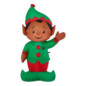 3.5 ft Christmas Elf Holiday Inflatable