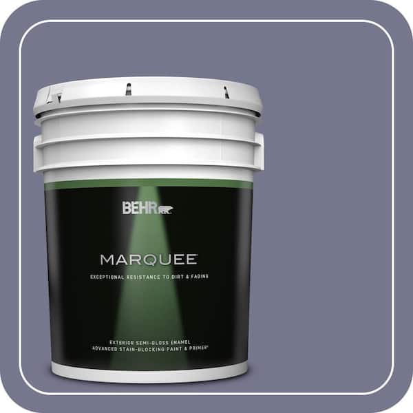 BEHR MARQUEE 5 gal. #630F-5 Vintage Semi-Gloss Enamel Exterior Paint & Primer