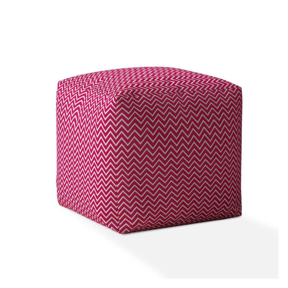 Pink pouf deals ottoman