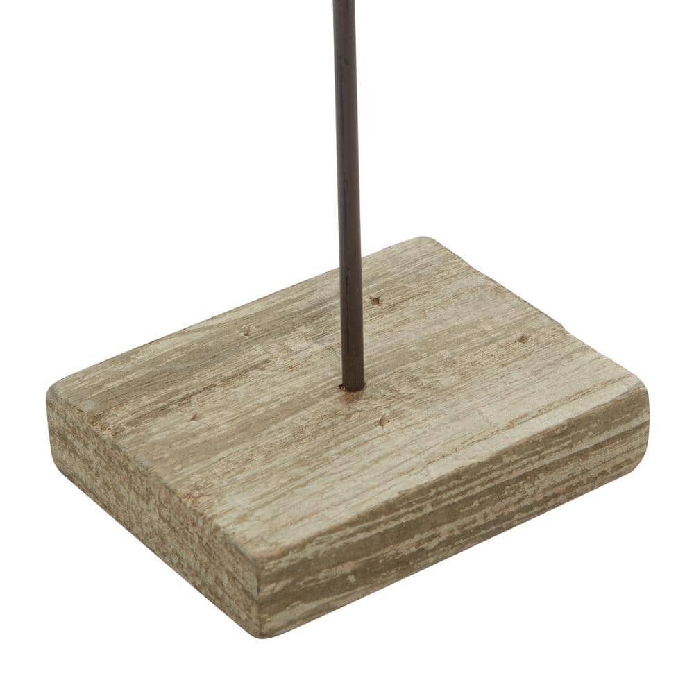 Coastal Charm Distressed Wood Bird Sculptures - Set of 3