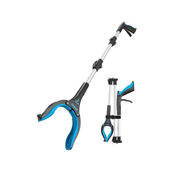 36 in. Foldable Grabber Reacher Tool for Seniors Anti-Slip Rotating Claw Magnet Lightweight Pickup Stick