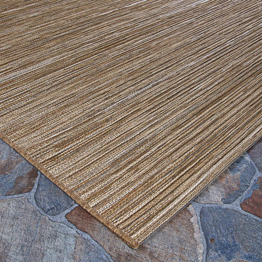 Cape Hinsdale 3'11" x 5'6" Brown-Ivory Flatwoven Wool-Blend Rug