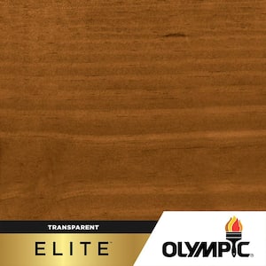 Elite 1 Gal. Mahogany Woodland Oil Transparent Exterior Stain and Sealant in One Low VOC