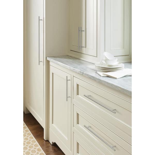 Amerock Bar Pulls 6-5/16 in. (160mm) Center-to-Center Satin Nickel Bar Cabinet Pull-10 Pack 10BX40520G10