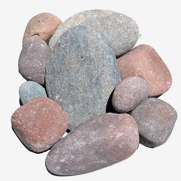 23.76 cu. ft. 1-1/2 in. to 3 in. Mohave River Large Multi-Color Landscaping Pebble (2200 lbs. Contractor Super Sack)