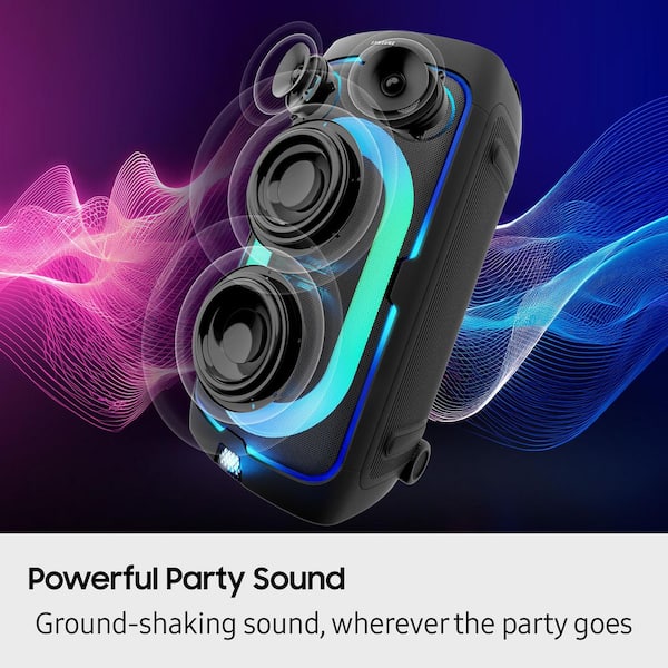 Samsung 2.0 Channel Bluetooth Sound Tower MX-ST50F/ZA - The Home Depot