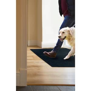 Peel and Stick Modular Mat Wide Wale Rib Ash 18 in. x 18 in. Indoor/Outdoor Carpet (10 Tiles/Case)