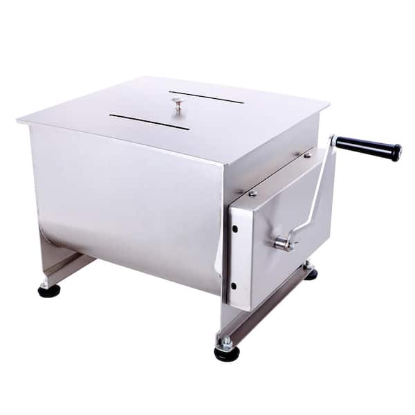 Hakka Electric 20-Pound Capacity Tank Stainless Steel Manual Meat Mixer (Mixing Maximum 15-Pound for Meat)