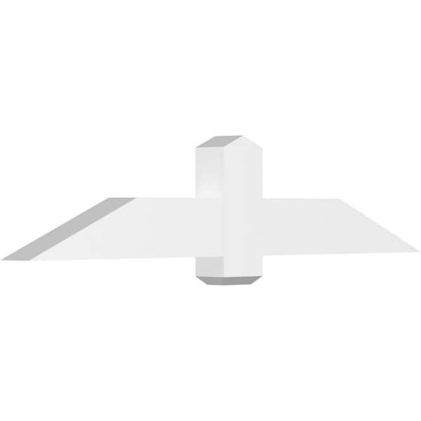 Ekena Millwork Eugene 60 in. W x 12.5 in. H x 4 in. D Signature Polyurethane Bracket