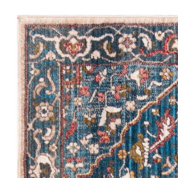 Safavieh Vintage Collection VTG571A Oriental Traditional Distressed Runner Ivory 2'2 x 8' Light Blue Safavieh Vintage Collection VTG571A Oriental Traditional Distressed Runner Ivory 2'2 x 8' Light Blue
