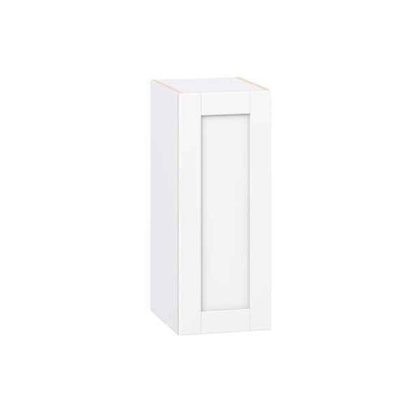 Milton 12 in. W x 14 in. D x 30 in. H Assembled Shaker Wall Kitchen Cabinet in Bright White