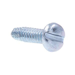 1-1/2 Length Steel Thread Cutting Screw Type F Zinc Plated Finish Pan Head Slotted Drive Pack of 2000 1/4-20 Thread Size 