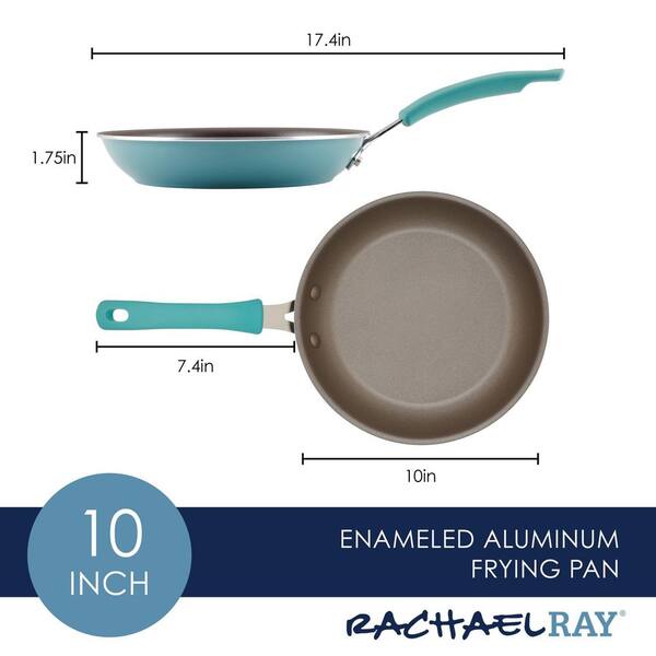 Rachael Ray Cook + Create 11pc Aluminum Nonstick Cookware Set - Agave Blue  : Target