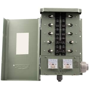 30 Amp 240-Volt 7,500-Watt Non-Fused Type G2 Manual Transfer Switch