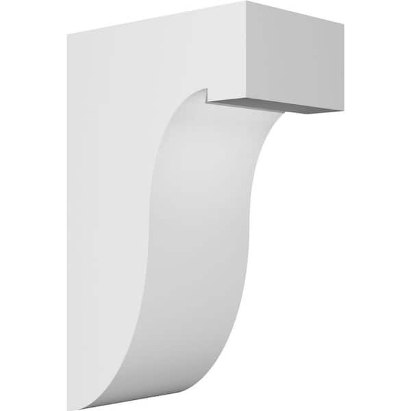 Ekena Millwork Del 4 in. W x 10 in. H x 6 in. D Signature Urethane Polyurethane Corbel