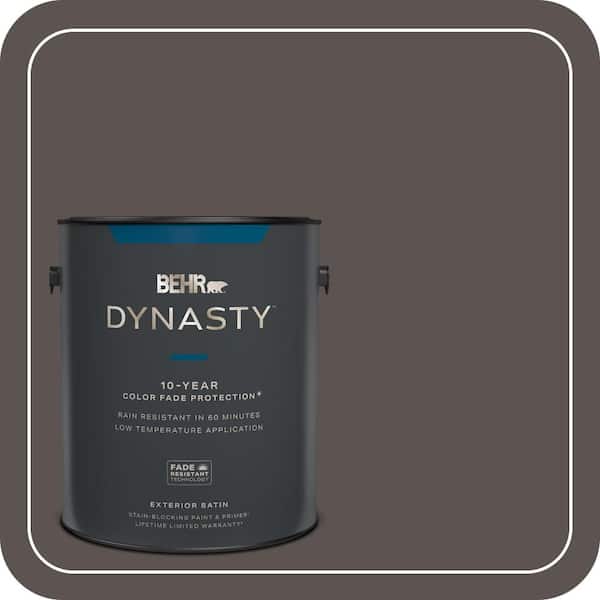 BEHR DYNASTY 1 gal. #790B-6 Stone Hearth Satin Enamel Exterior Stain-Blocking Paint & Primer