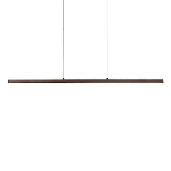 KUZCO Vega 38-Watt 1-Light Black Pendant Light