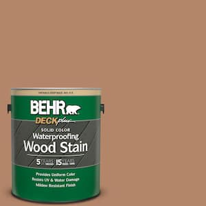 1 gal. #SC-158 Golden Beige Solid Color Waterproofing Exterior Wood Stain
