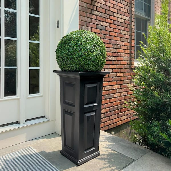 Mayne Nantucket Tall Planter - Black