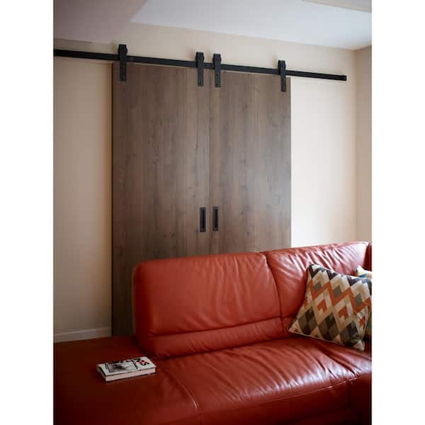 4 ft. x 8 ft. Laminate Sheet in Planked Coffee Oak with Premiumfx Pure Grain Finish