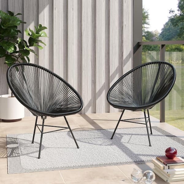 Acapulco black outdoor chair hot sale