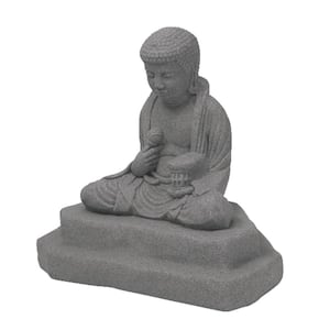 Granite Color High Density Resin Meditating Buddha Statue