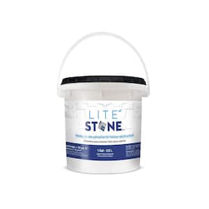LiteStone White 128 fl. oz. 30 sq. ft. 8 in. Stone Veneer Adhesive