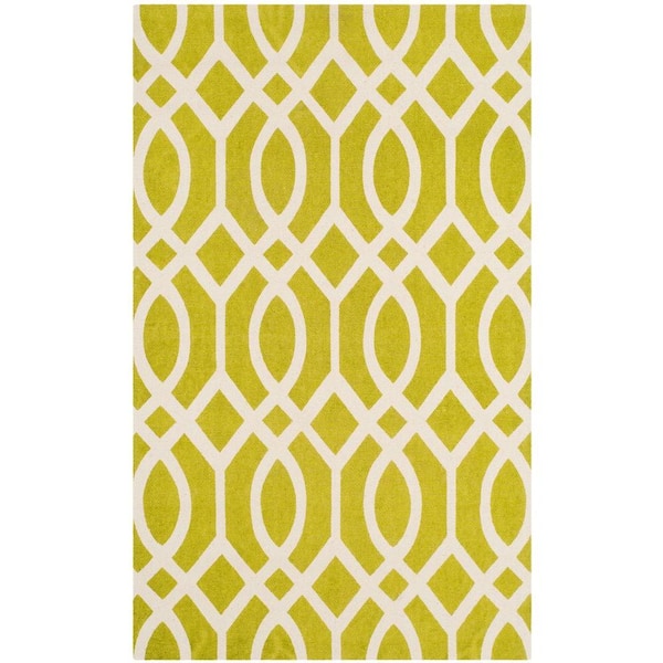 Safavieh Cedar Brook Lime/Ivory 6 ft. x 9 ft. Area Rug