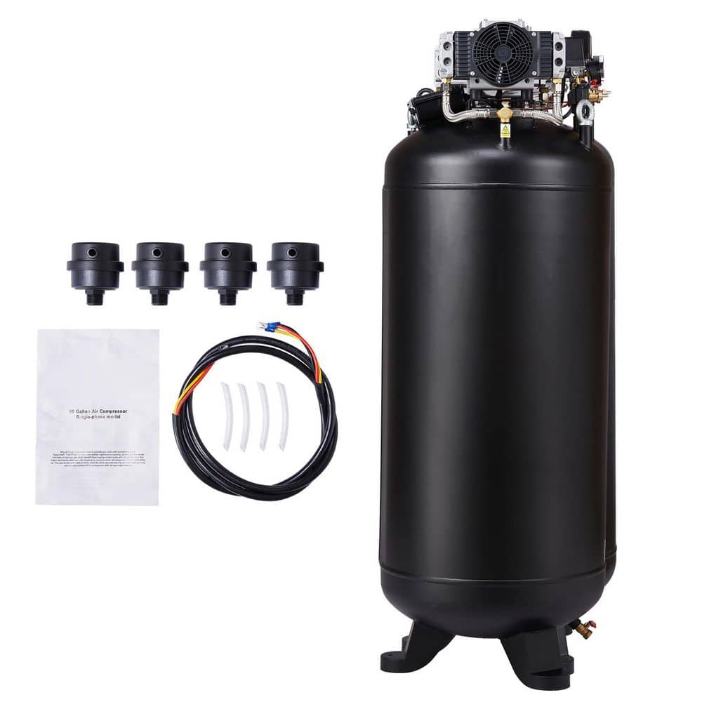 80 Gal. Compressor 6.5HP 15.5SCFM 90 PSI, 145 PSI Oil-Free 86 dB Quiet Operation Ideal for Manufacturing price history on PriceWatchPro
