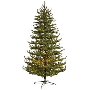 9 ft. Vancouver Mountain Pine Artificial Christmas Tree with 750 Clear Lights and 2583 Bendable Branches