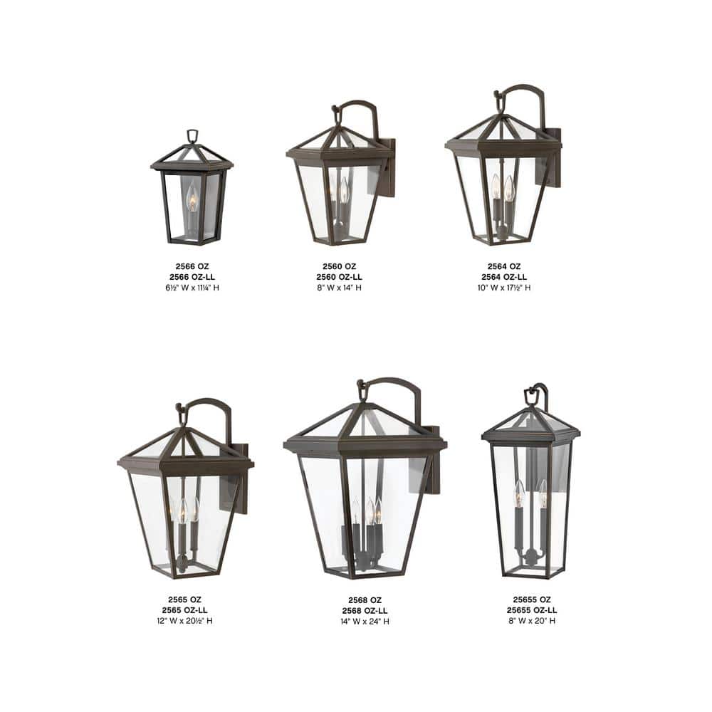 Alford Place Classic Oil Rubbed Bronze 2-Light Outdoor Wall Sconce