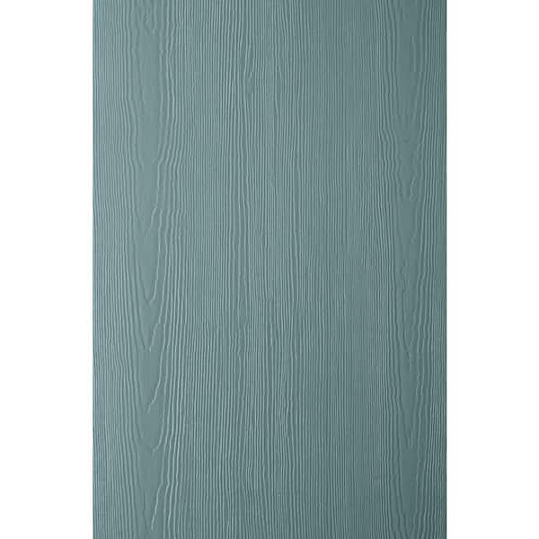 James Hardie Hardie Panel HZ10 48 in. x 120 in. Statement Collection Boothbay Blue Cedarmill Fiber Cement Panel Siding