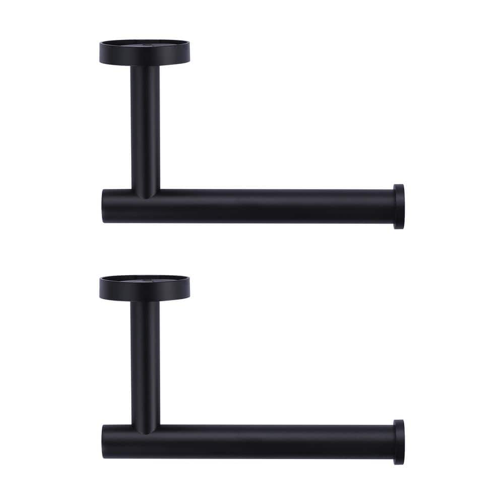 Wall-Mount Single Post Toilet Paper Holder in Matte Black (2-Pieces) price history on PriceWatchPro
