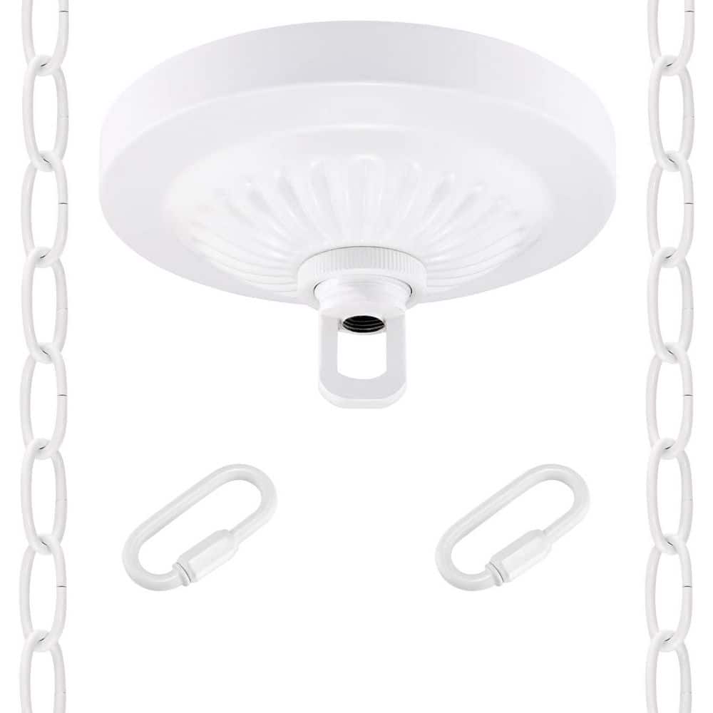 4.75 in. Chandelier Canopy Kit and Light Fixture Chain for Chandelier or Swag Light Fixtures White 1-Pack price history on PriceWatchPro