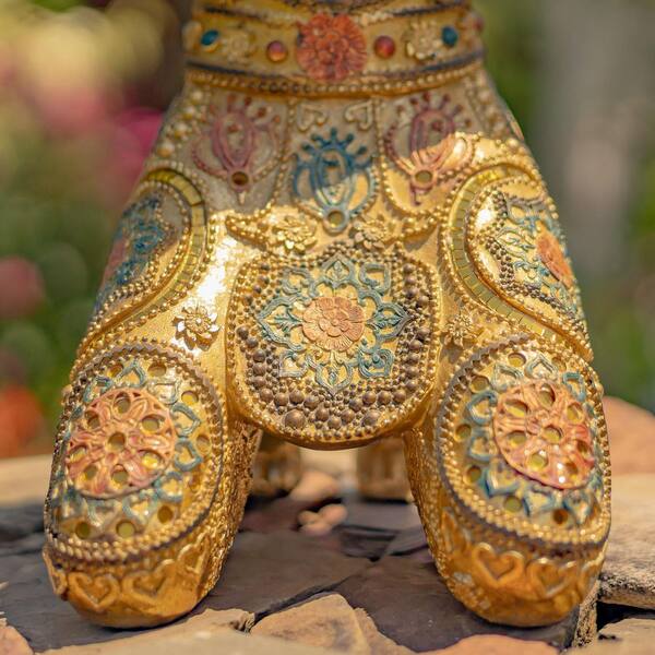 Zaer Ltd. International 20.5 in. Tall in Gold Polyresin