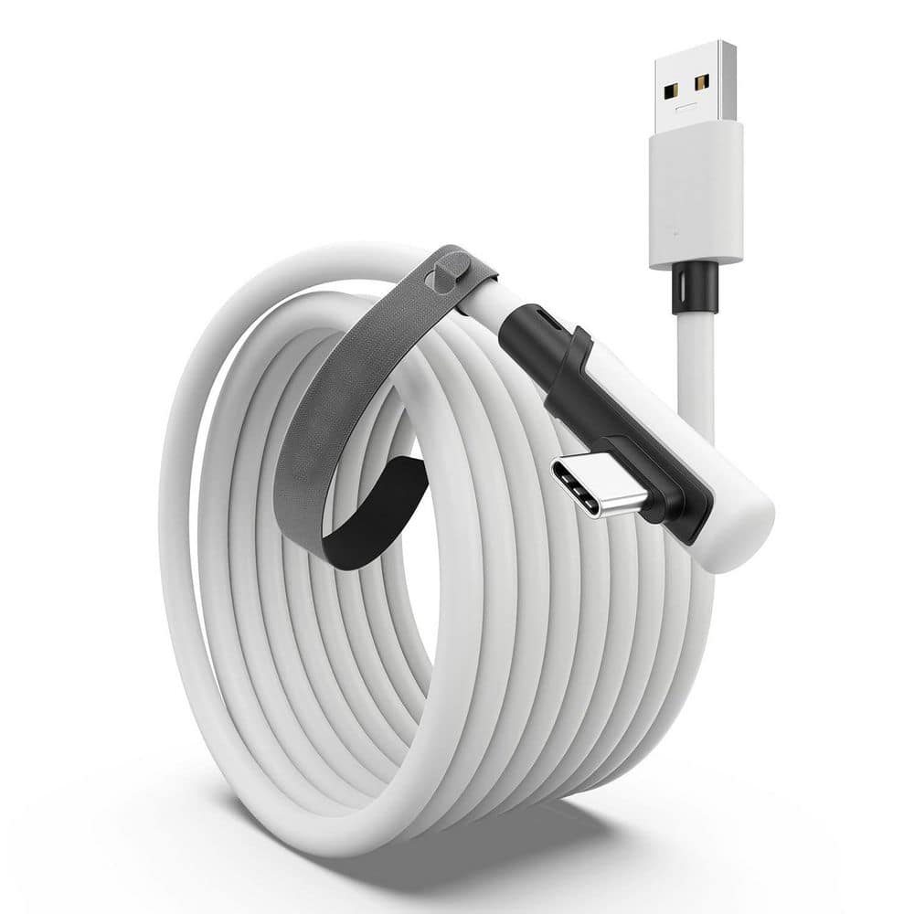 OBJLGEV 16FT USB 3.0 to USB C Cable for VR Headset High-Speed Data Transfer Compatible with PCVR Oculus Quest 3/3S/2/Pro/Pico 4
