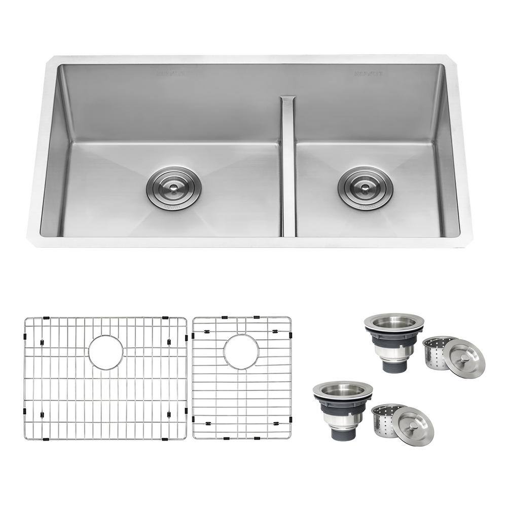 Ruvati 32-inch Satin Finish Stainless Steel Single Bowl Kitchen Sink