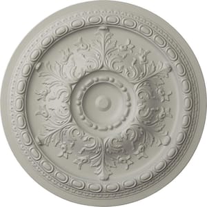38-3/8 in. x 2-7/8 in. Oslo Urethane Ceiling (Fits Canopies up to 7-5/8 in.), Pot of Cream