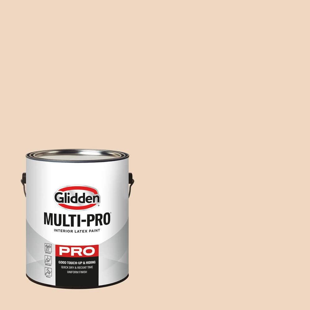 Glidden Multi-Pro 1 gal. PPG1083-3 Oak Buff Semi-Gloss Interior Paint ...