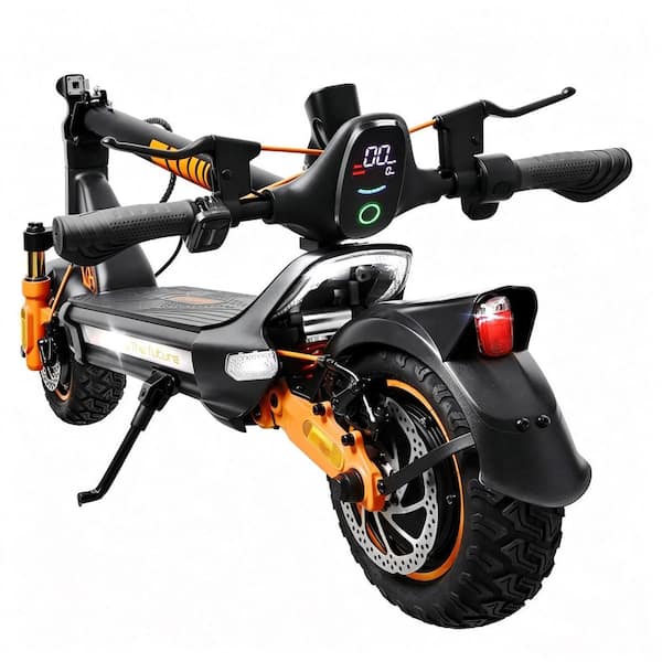 2-Wheel Off Road Electric Scooter, Dual 1600W Motor 31 MPH, 43.5 Miles Range Dual Suspension and Self-Sealing Tires