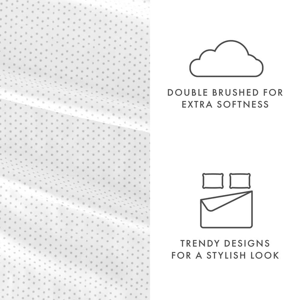Light Gray Chevron Deep Pocket Queen Sheet Set