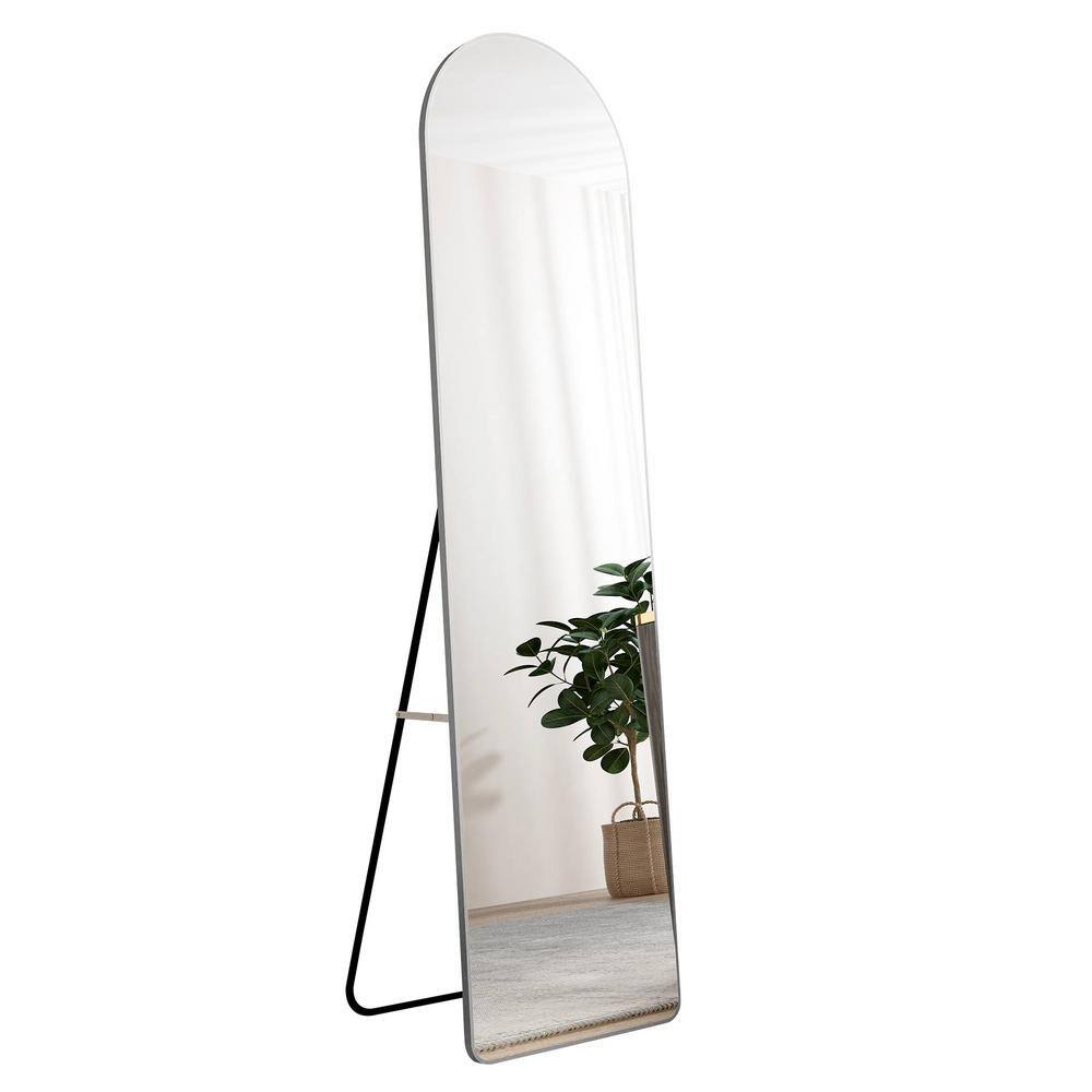 16.5 in. W x 59.8 in. H Rectangle Aluminum Framed Standing Full Length Mirr