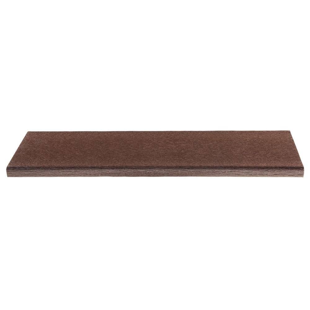 Mahogany 18" Outdoor Side Table with Recycled Lumber