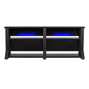 Genesis 60 in. Black Gaming TV Stand for TVs up to 70 in.