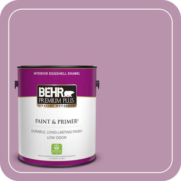 BEHR PREMIUM PLUS 1 gal. #680D-5 Bed of Roses Eggshell Enamel Low Odor Interior Paint & Primer