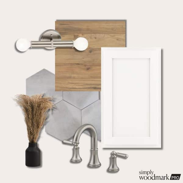 SIMPLY WOODMARK PRO Shaker Partial Overlay 9.88 in. W. x 16