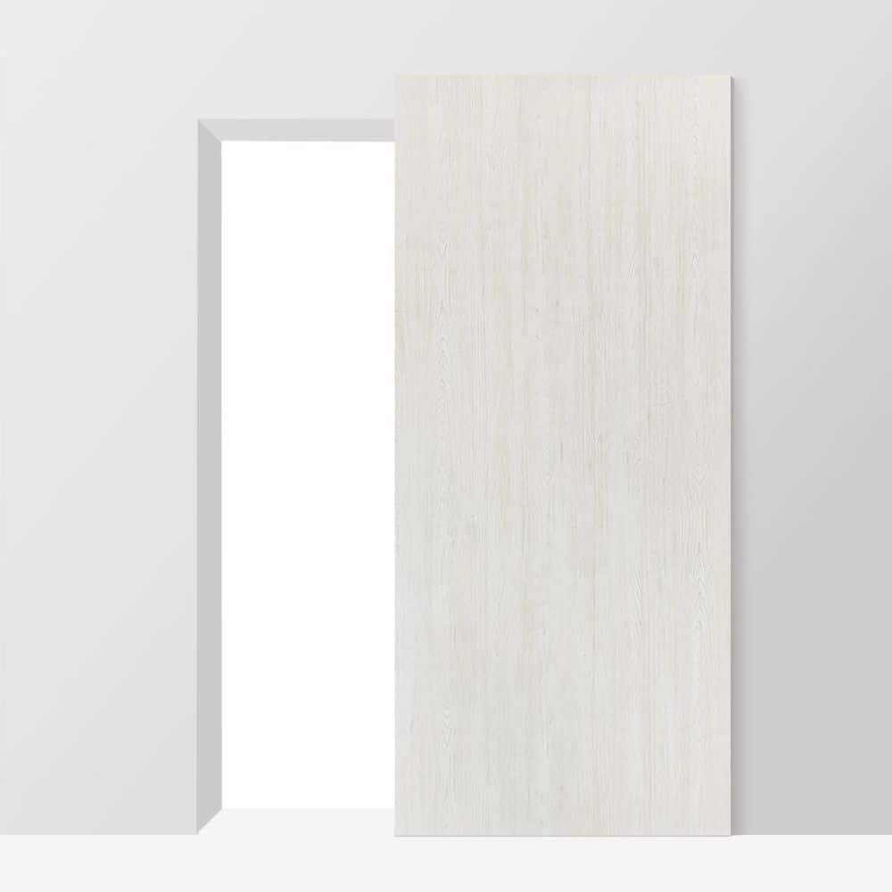 38 in. x 92 in. White Textured Hollow Core Composite Interior Sliding Barn Door with Hardware Kit Hidden Track System price history on PriceWatchPro