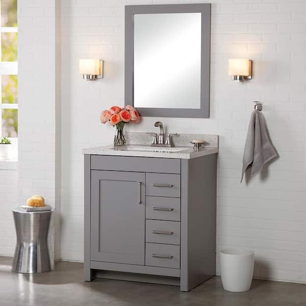 Home Decorators Collection Westcourt 30, Bathroom Sinks With Cabinets Home Depot