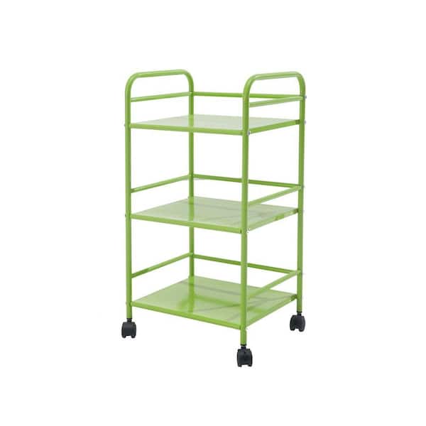 Sunjoy Patio Serving Cart in Lime Green