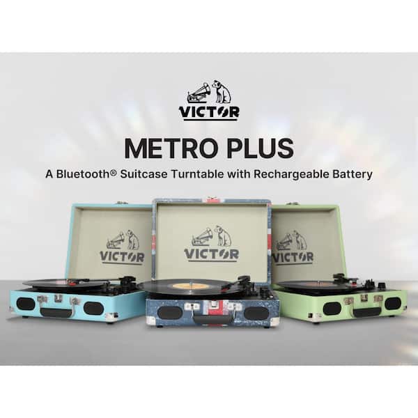 Victor VICTOR Metro Plus Battery-Powered Bluetooth Suitcase